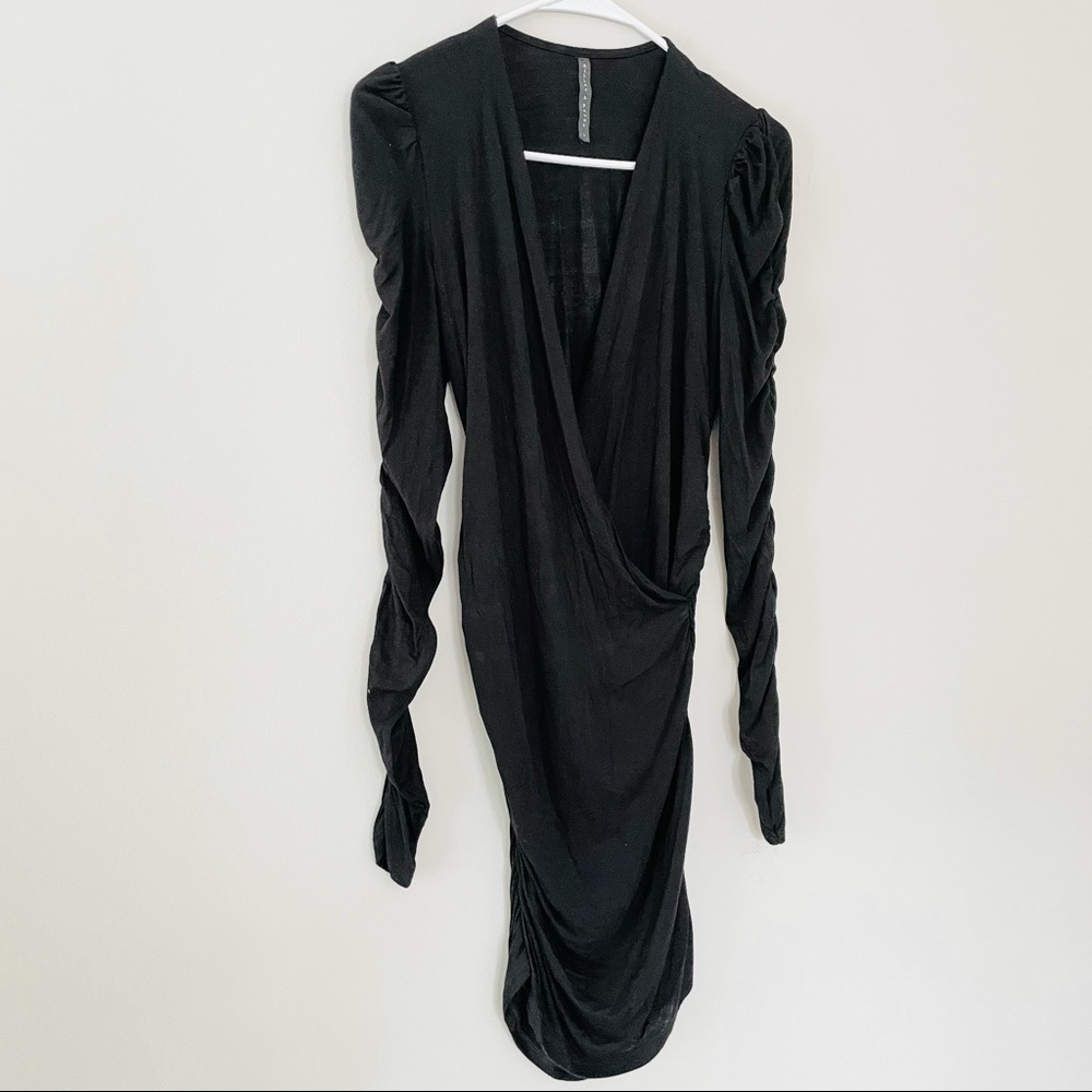 Black Bodycon Jersey Sexy Mini Dress